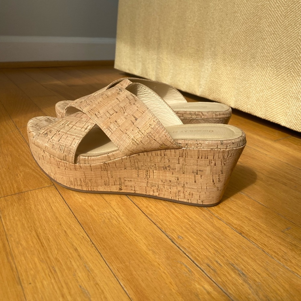 Chocolate Blu Cork Wedges